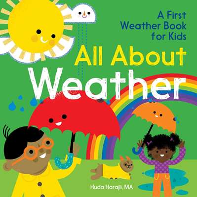 All About Weather Board Book Cover